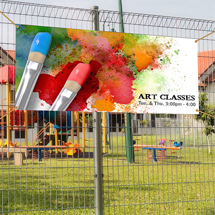 Solid Vinyl and Mesh Banners - Matte - Full Color Banners - Image 2